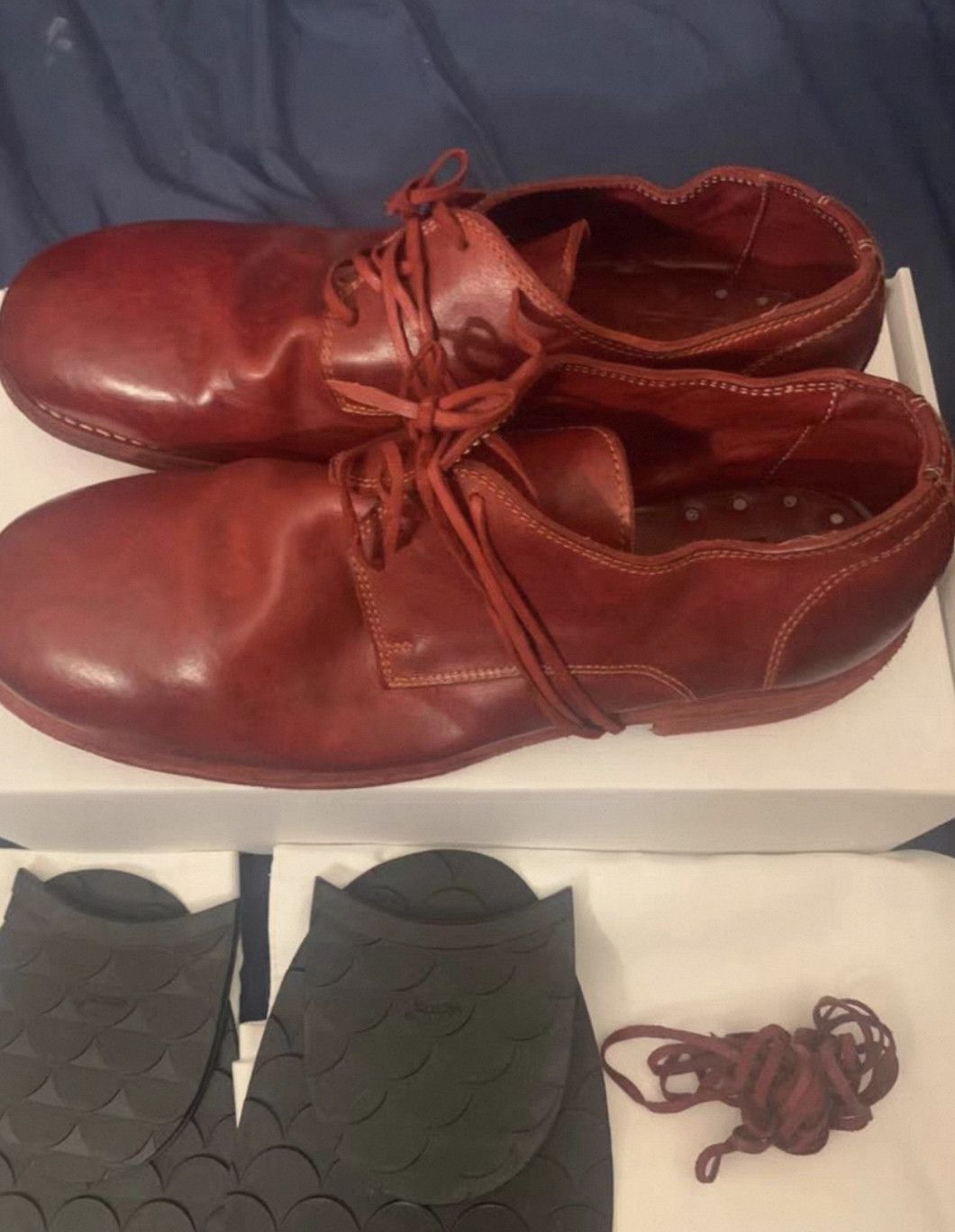 Guidi Guidi size uk8.5 992 soft horse leather derby-2506 Size US 9 / EU 42 - 4 Thumbnail