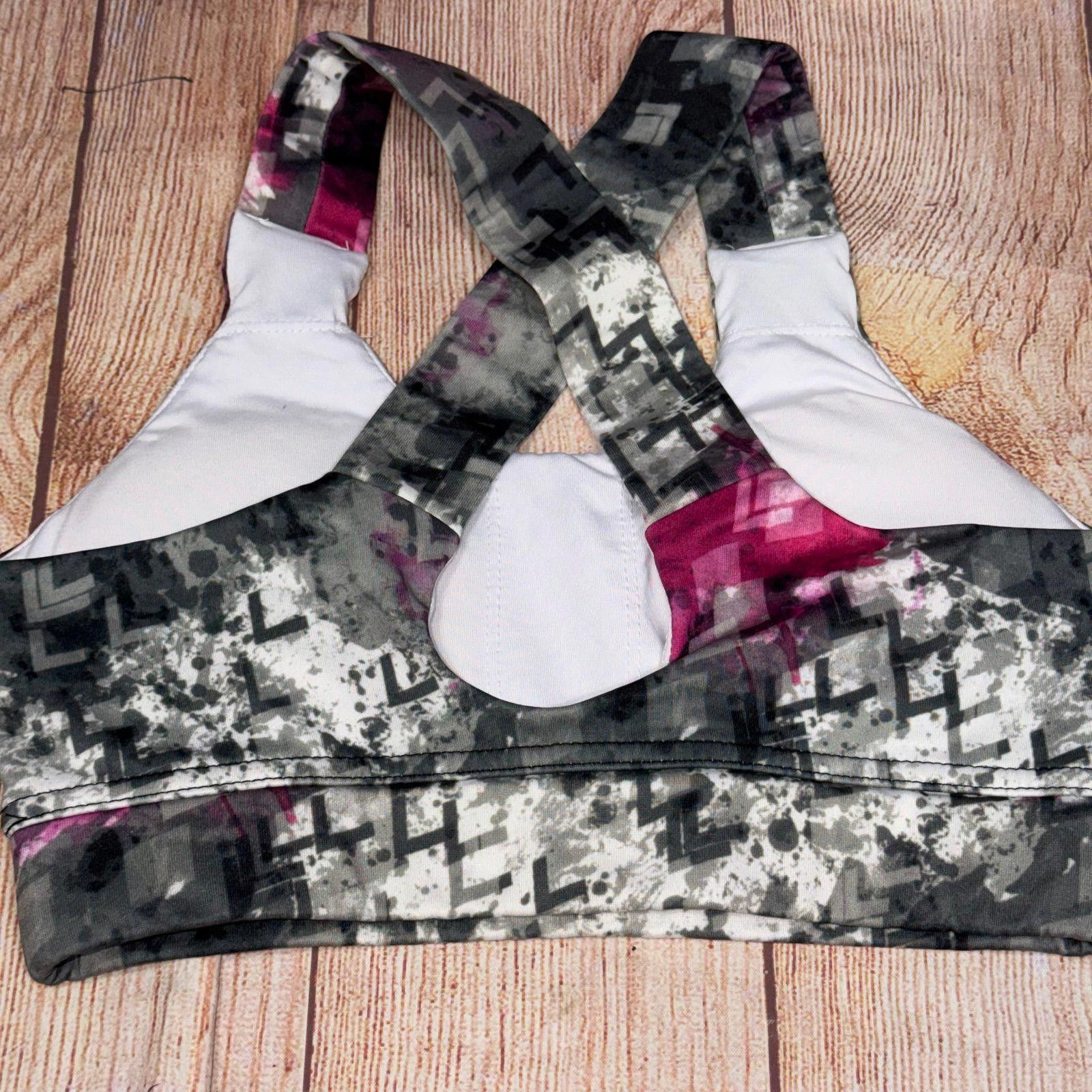 Other Boxercraft XS Abstract Pattern Sports Bra Size ONE SIZE - 4 Thumbnail