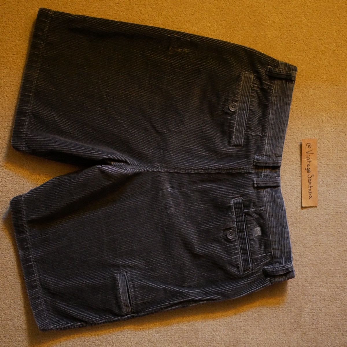Quiksilver Quiksilver Waterman Corduroy Shorts – Faded Charcoal Size US 36 / EU 52 - 2 Thumbnail