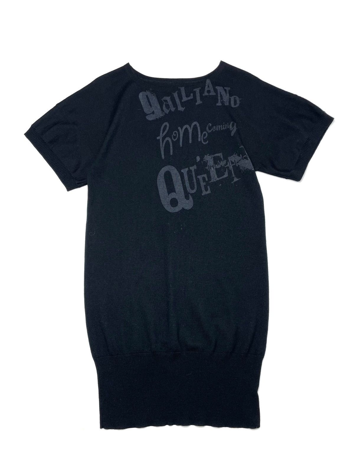 John Galliano John Galliano “Homecoming Queen” Fine Wool Knit Dress Size S Size S / US 4 / IT 40 - 1 Thumbnail