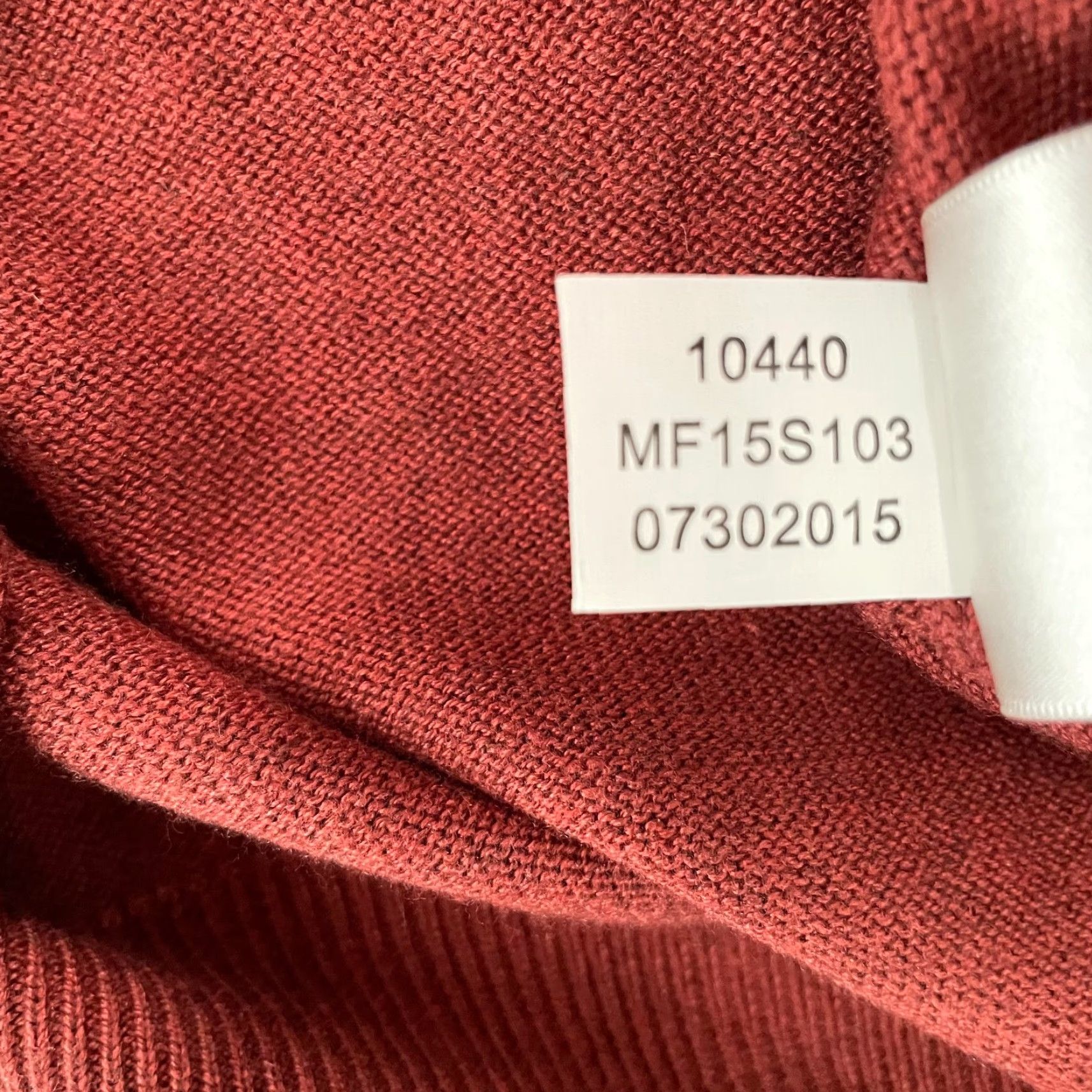 Peter Millar Peter Millar Cashmere Cotton Silk Sweater Pullover Adult Large Orange Solid Long Sleeve V-Neck Golf Mens Size US L / EU 52-54 / 3 - 5 Thumbnail