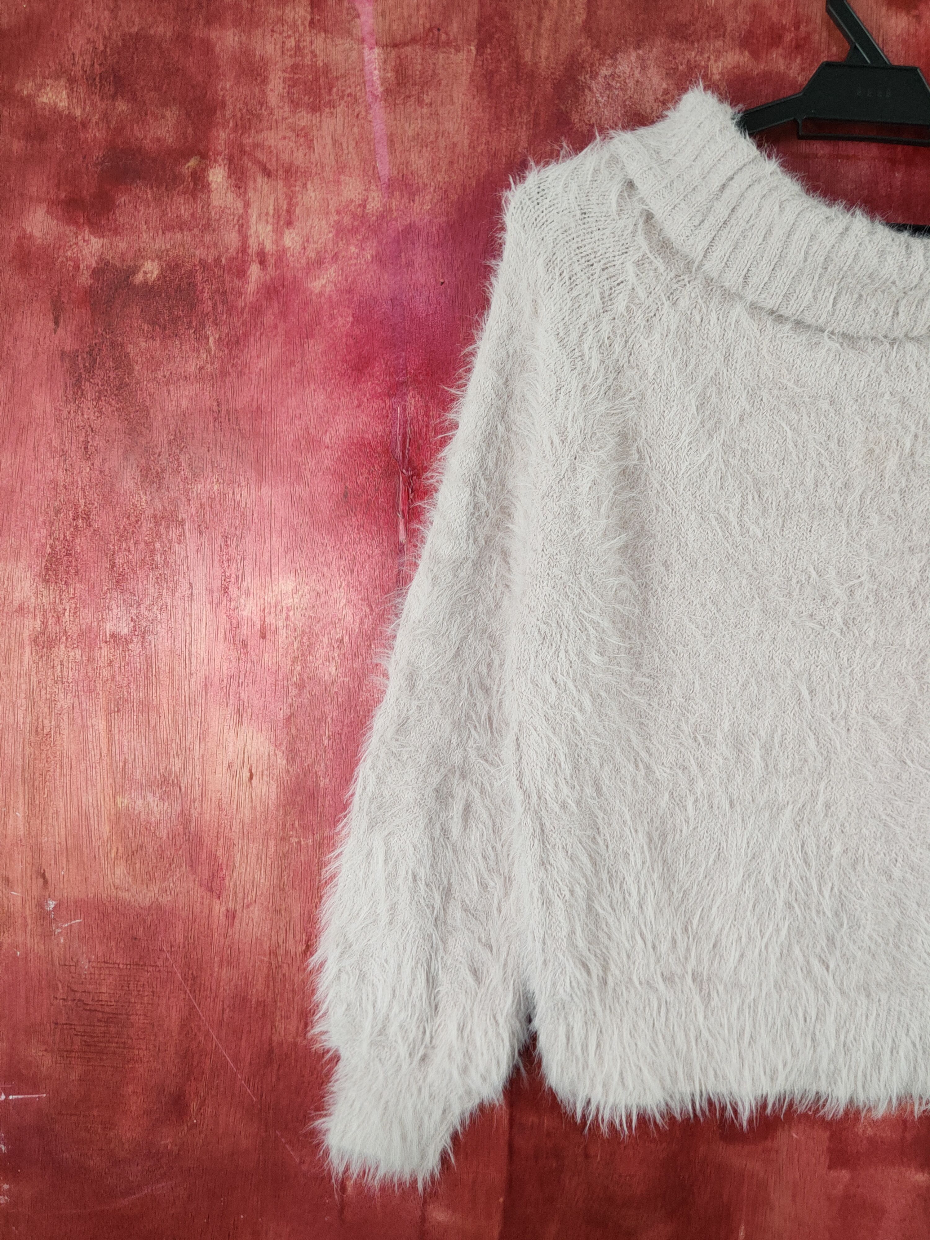 Homespun Knitwear × Japanese Brand Khalita Pink Shag Shaggy Fur Mohair Knitwear #S2075 Size S / US 4 / IT 40 - 8 Thumbnail