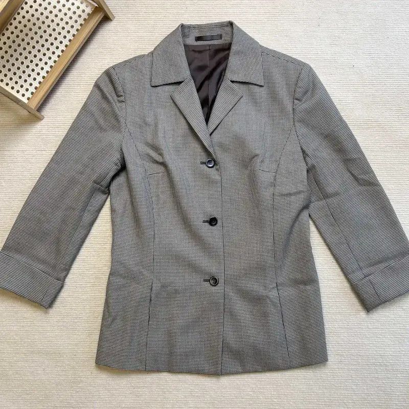 Burberry Burberry Multicolor Wool Ladies Jacket Size L / US 10 / IT 46 - 1 Thumbnail