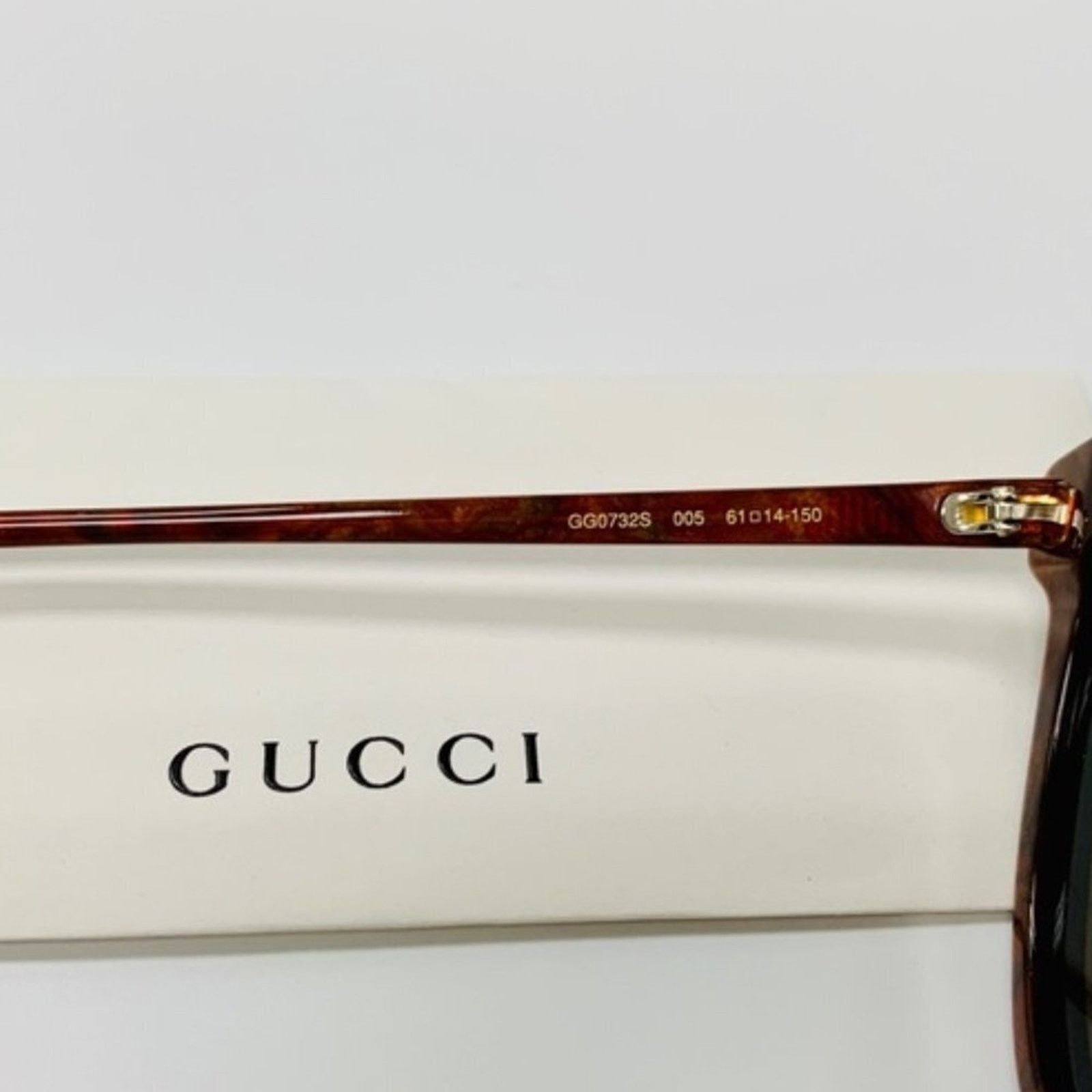 Gucci Gucci NEW GUCCI GG0732S-005 FLAT TOP SHIELD(GG0732S-005-61) Size ONE SIZE - 15 Thumbnail