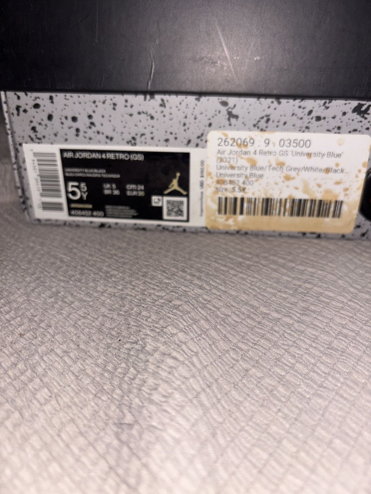 Jordan Brand × Nike Jordan 4 University Blue Size US 5.5 / EU 38 - 10 Thumbnail