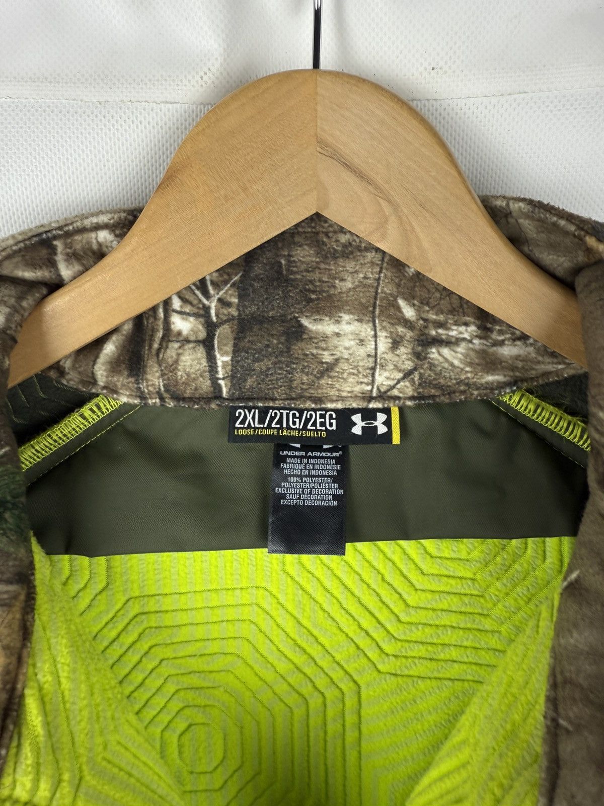 Under Armour Under Armour Scent Control Realtree Hunting Fleece Jacket Size US XXL / EU 58 / 5 - 15 Thumbnail
