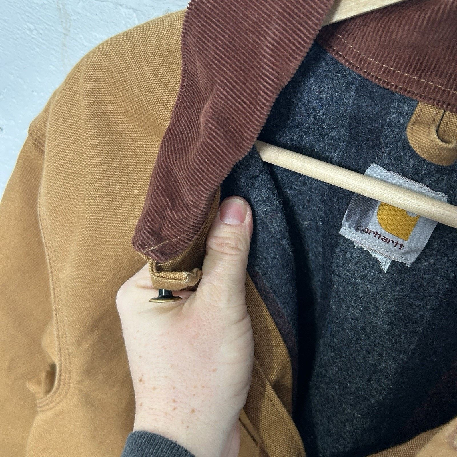 Carhartt Carhartt Blanket Lined Corduroy Collar Chore Coat “Brown” Size US XL / EU 56 / 4 - 12 Thumbnail