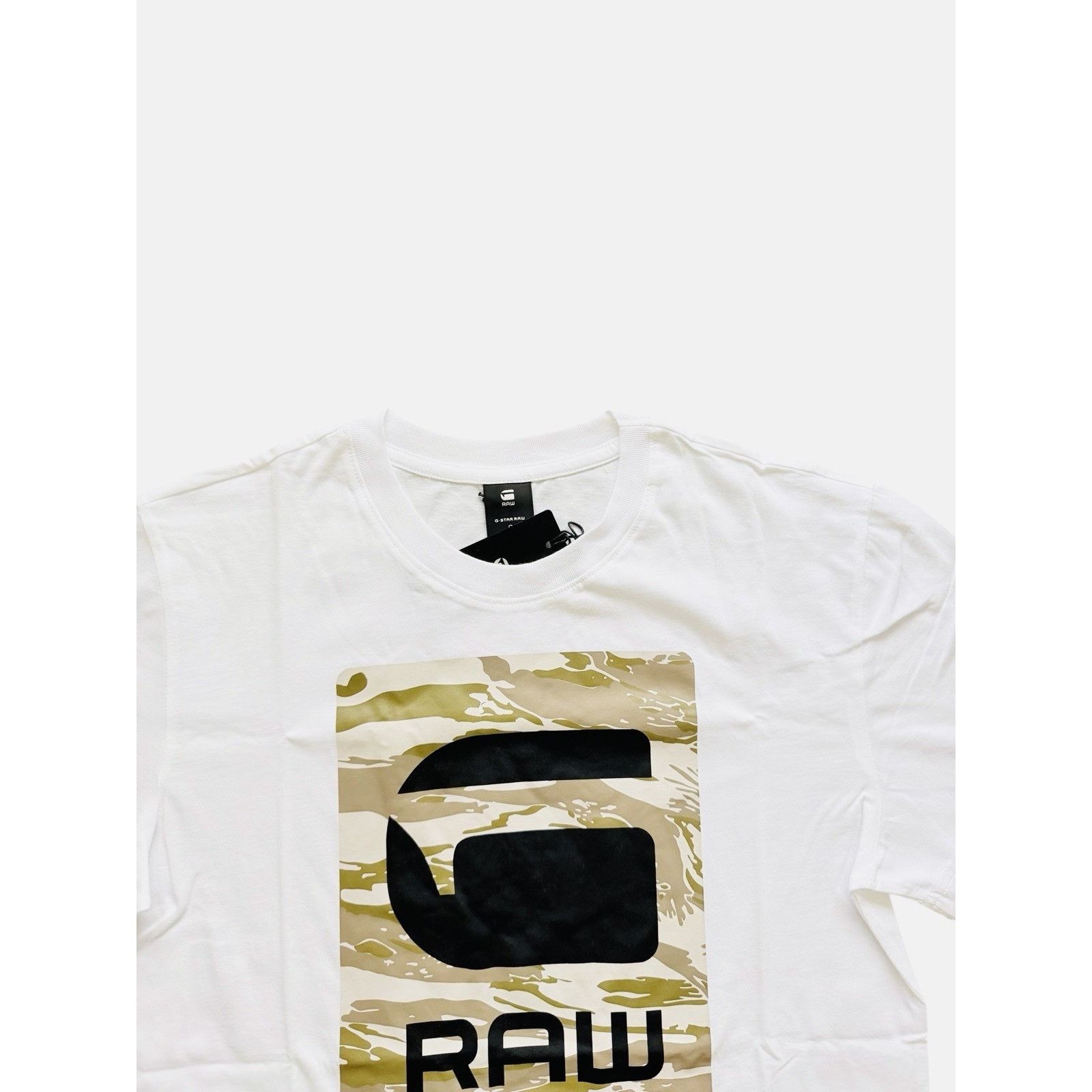 G-Star G-Star Raw Mens Camo Box Graphic T-Shirt $60 White Size S Size US S / EU 44-46 / 1 - 2 Thumbnail