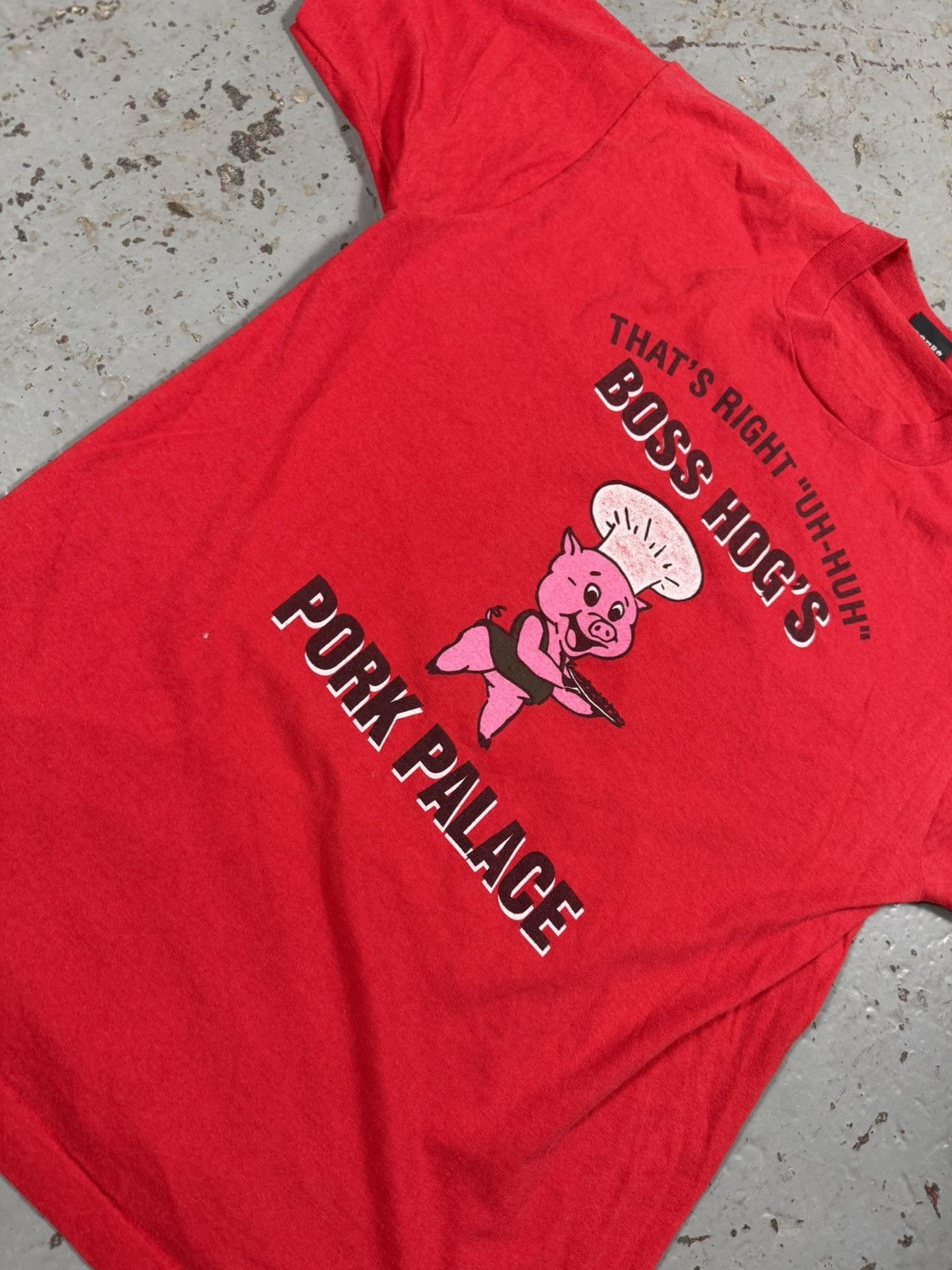Vintage Vintage Boss Hogs Pork Palace Pig Tee Size US L / EU 52-54 / 3 - 2 Thumbnail