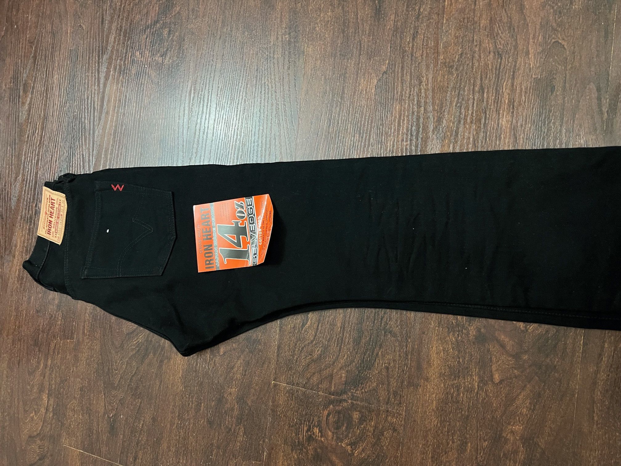 Iron Heart IRON HEART 14OZ JEANS BLACK SELVEDGE 555 W32 L36 NEVER WORN Size US 32 / EU 48 - 2 Thumbnail