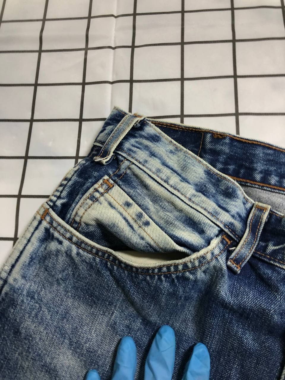 Levi's Vintage 90s Orange Tab Levi’s Jeans 505 Blue Distressed Size US 32 / EU 48 - 15 Thumbnail