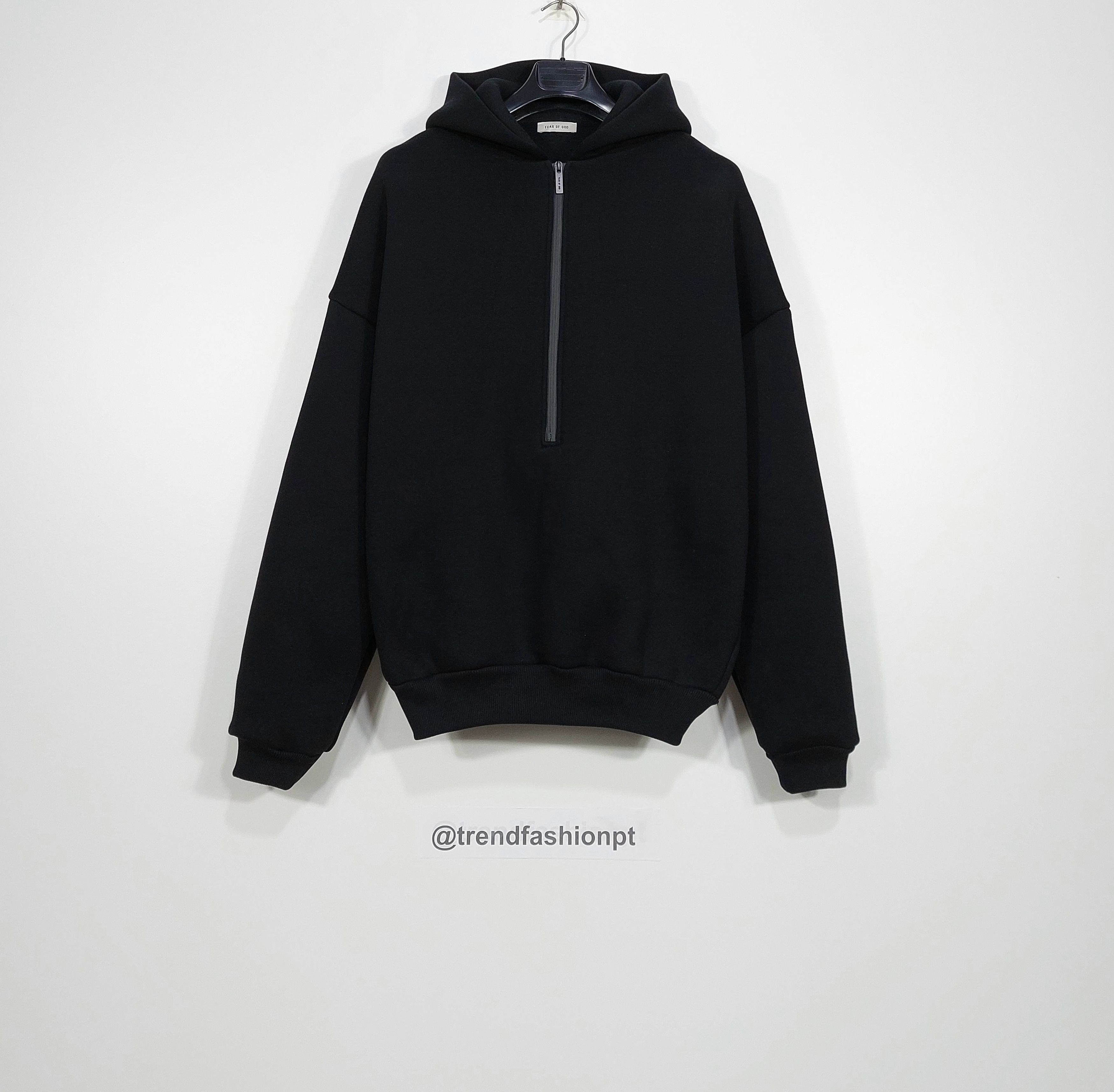Fear of God Fear of God Half Zip Sherpa Hoodie Fourth Collection 