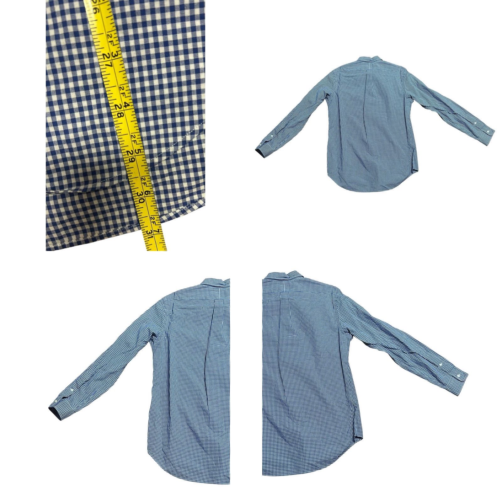 Ralph Lauren Ralph Lauren Men's Button-Down Shirt Lot Of 2 Sz Medium Blue Plaid Long Sleeve Shirt Size US M / EU 48-50 / 2 - 8 Thumbnail