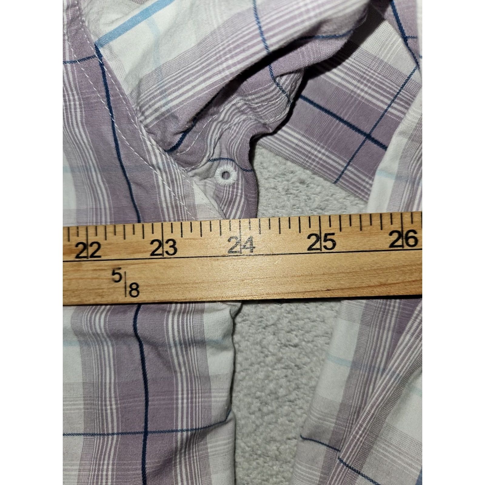 Ariat Ariat Button Down Long Sleeve Men's XL Mauve Plaid Western Cowboy Workwear Shirt Size US XL / EU 56 / 4 - 3 Thumbnail