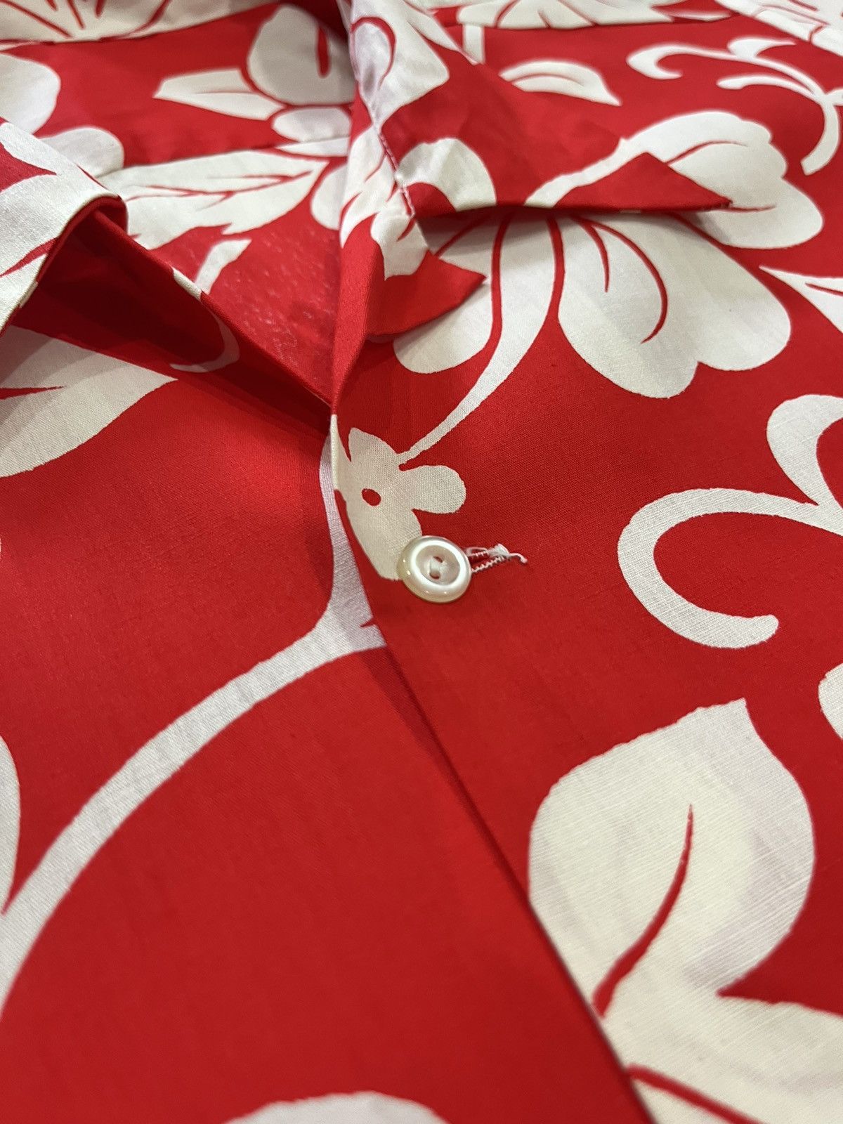 Vintage vintage 70's 80's hibiscus hawaiian selvedge shirt Size US M / EU 48-50 / 2 - 5 Thumbnail
