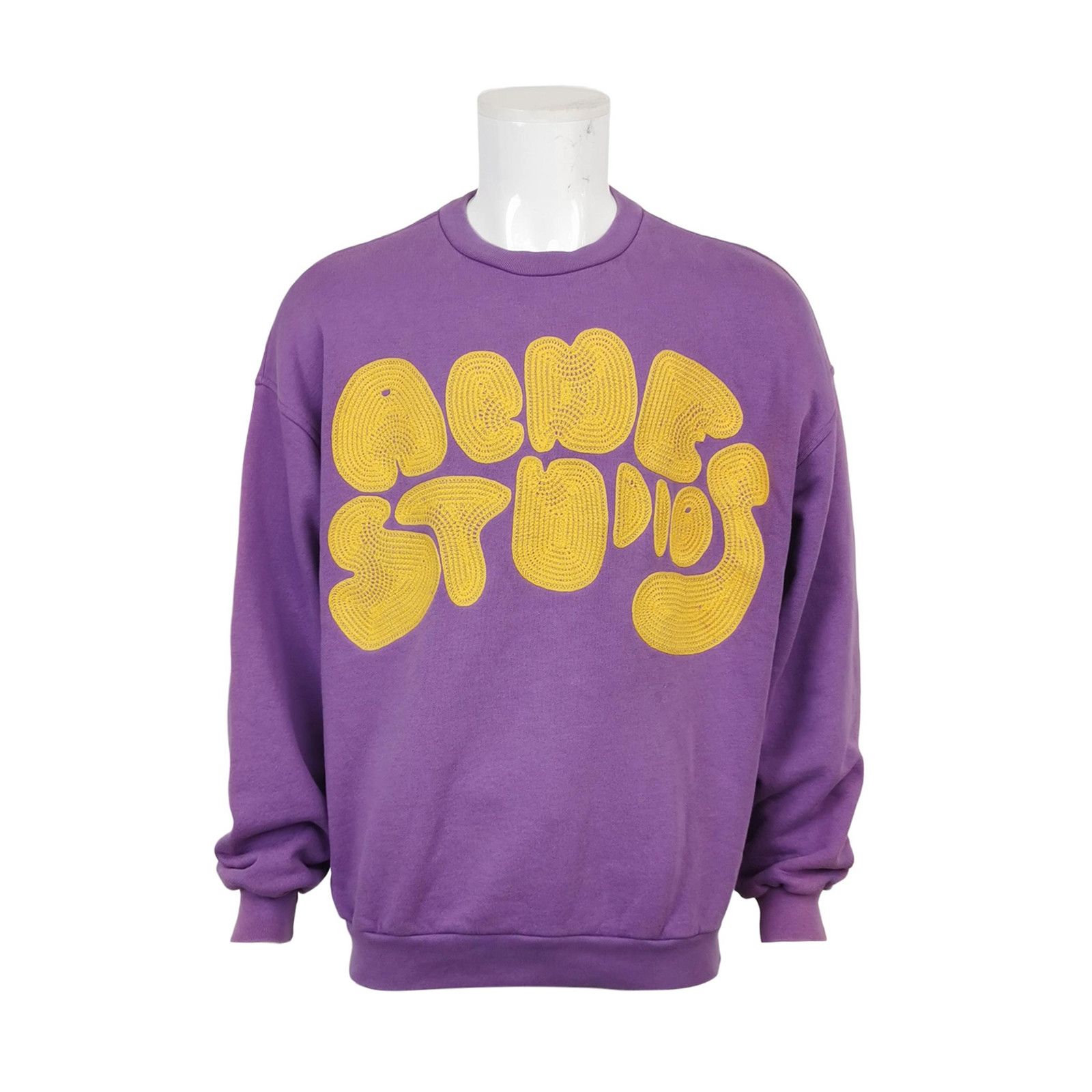 Acne Studios Acne Studios S Cotton Logo Crewneck Sweatshirt Size US M / EU 48-50 / 2 - 1 Thumbnail