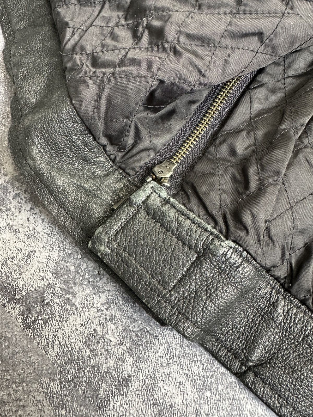 Japanese Brand Archive Heavy Japanese Vintage Black Leather Jacket Size US XL / EU 56 / 4 - 14 Thumbnail
