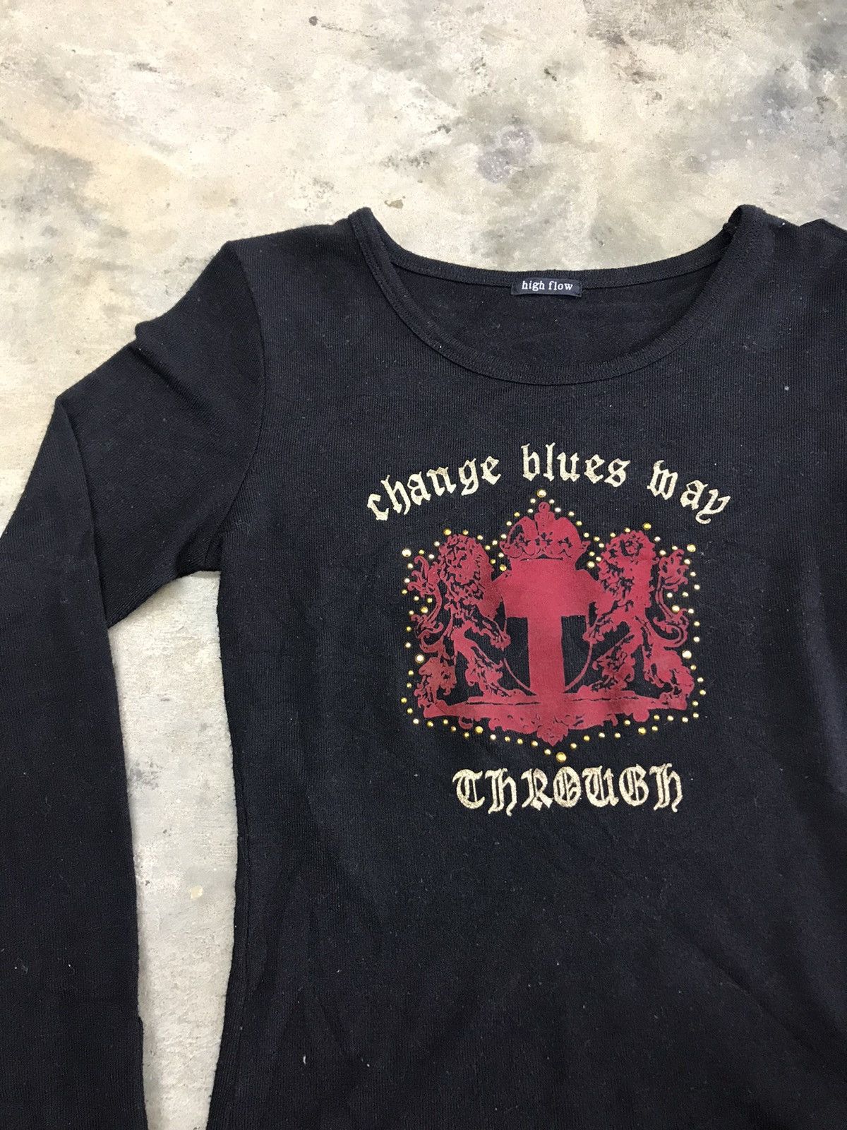 Japanese Brand High Flow Change Blues May Through Size L / US 10 / IT 46 - 4 Thumbnail