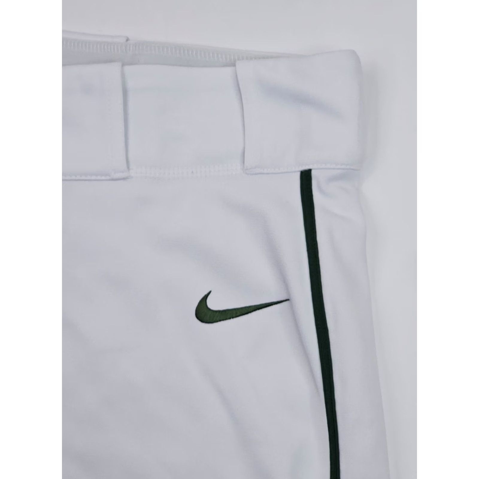 Nike VINTAGE Nike Vapor Select Baseball BSBL Straight Leg Pants Men 2XL XXL White Green Size US 39 - 6 Thumbnail