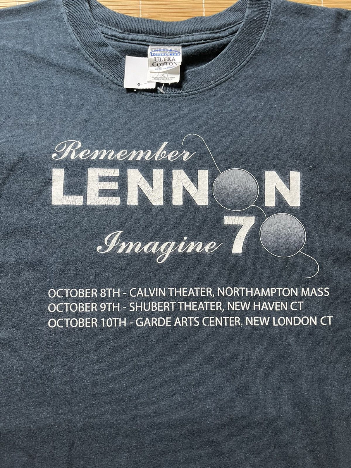 Band Tees Vintage John Lennon imagine 7 promo tee Size US XL / EU 56 / 4 - 2 Thumbnail