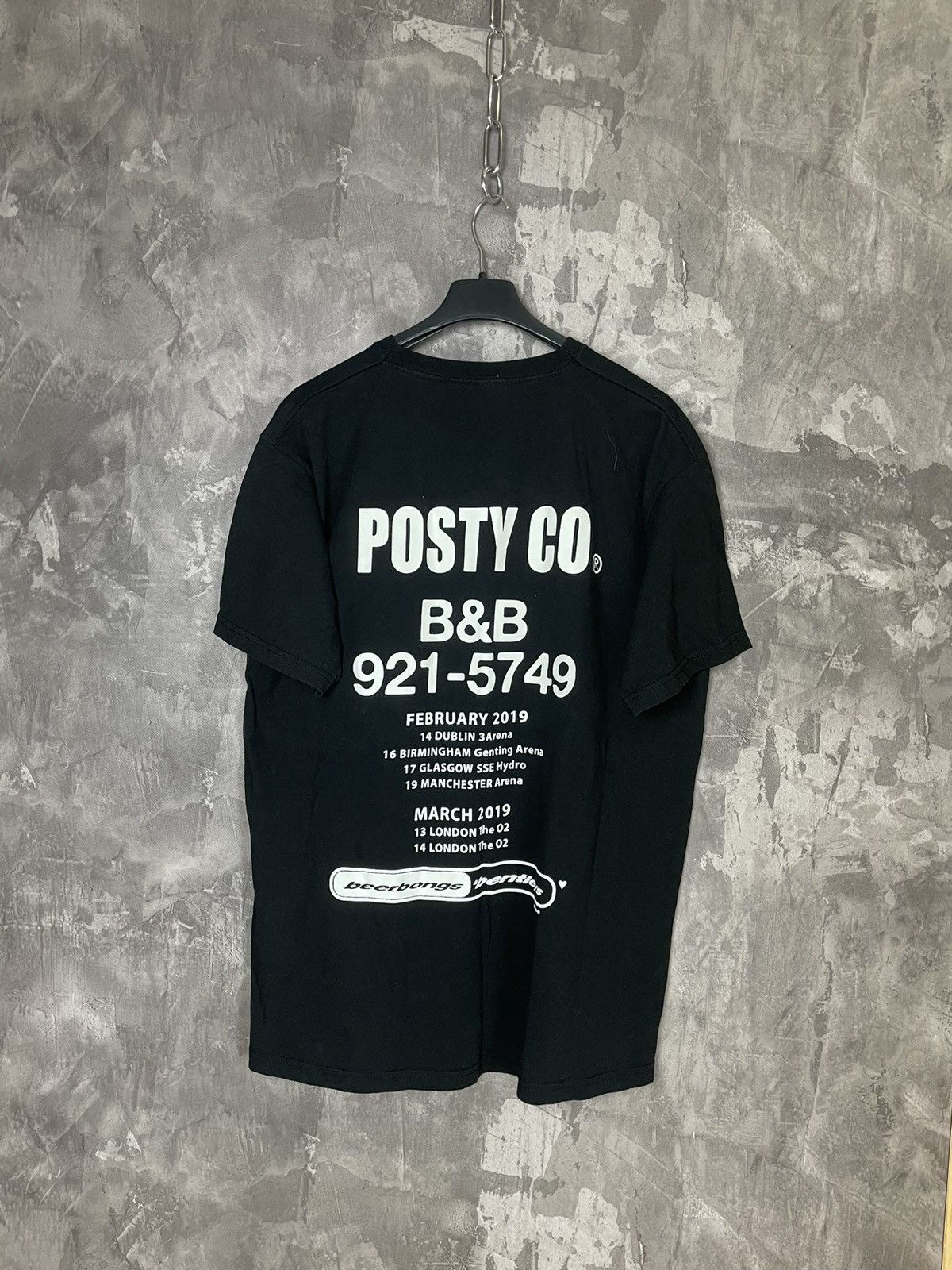 Rap Tees Vintage Y2K POST MALONE Rap Tour T-shirt Streetwear Style Size US L / EU 52-54 / 3 - 2 Thumbnail