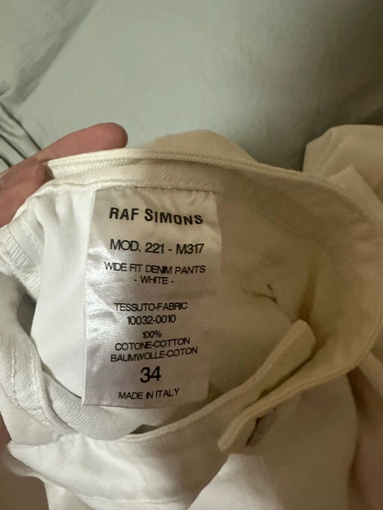 Raf Simons Raf Simons White trousers in the show Size US 34 / EU 50 - 3 Thumbnail