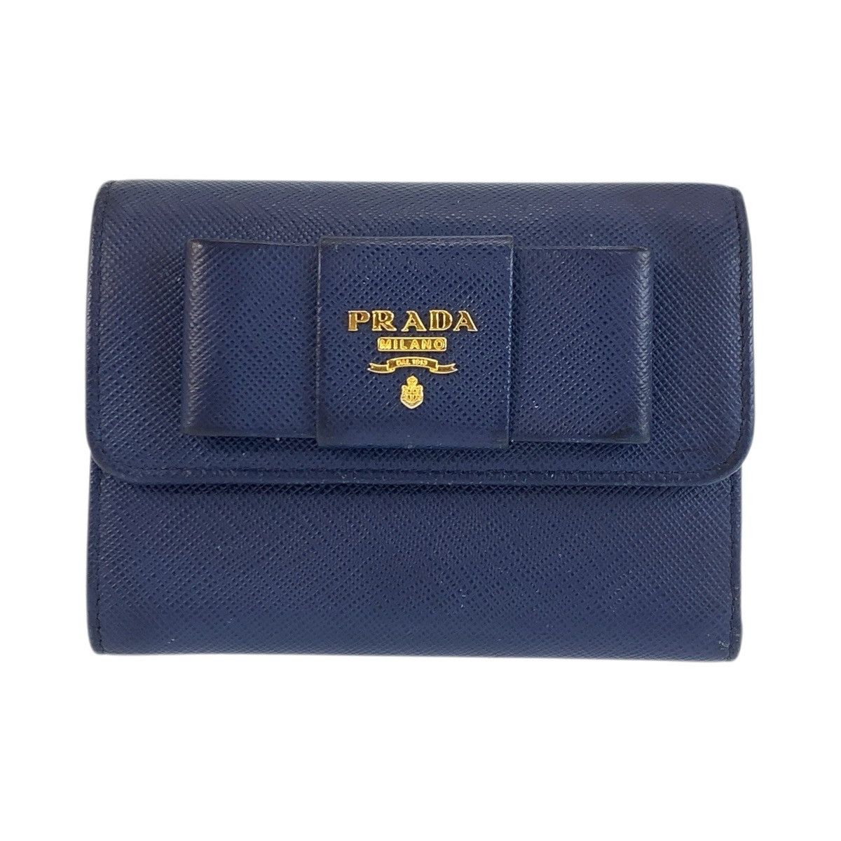 Prada Prada Prada Saffiano Wallet Leather Short Wallet DUTY FREE for USA Size ONE SIZE - 1 Thumbnail