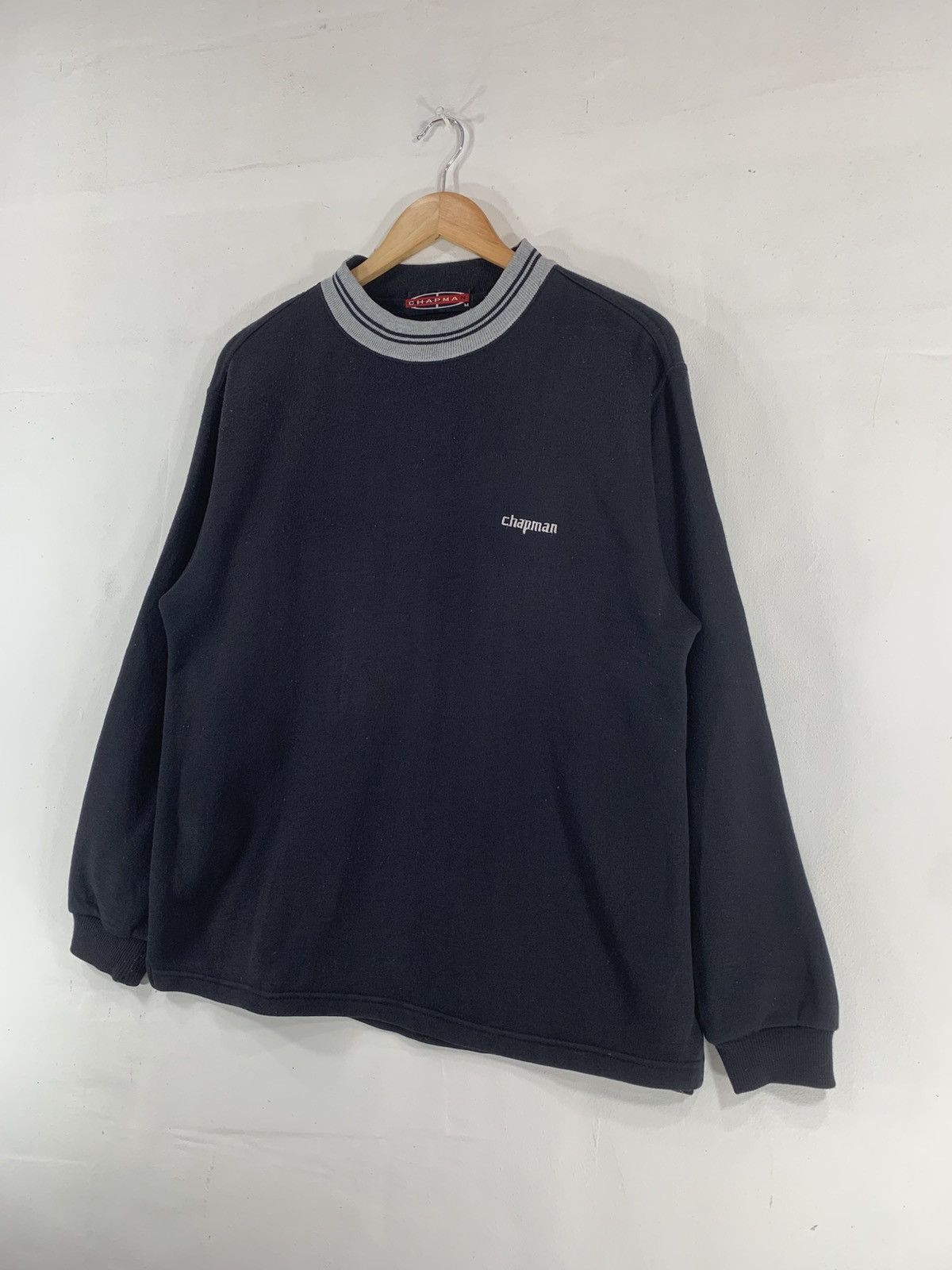 Japanese Brand × Vintage Vintage Chapman Black Sweatshirt Size US M / EU 48-50 / 2 - 7 Thumbnail