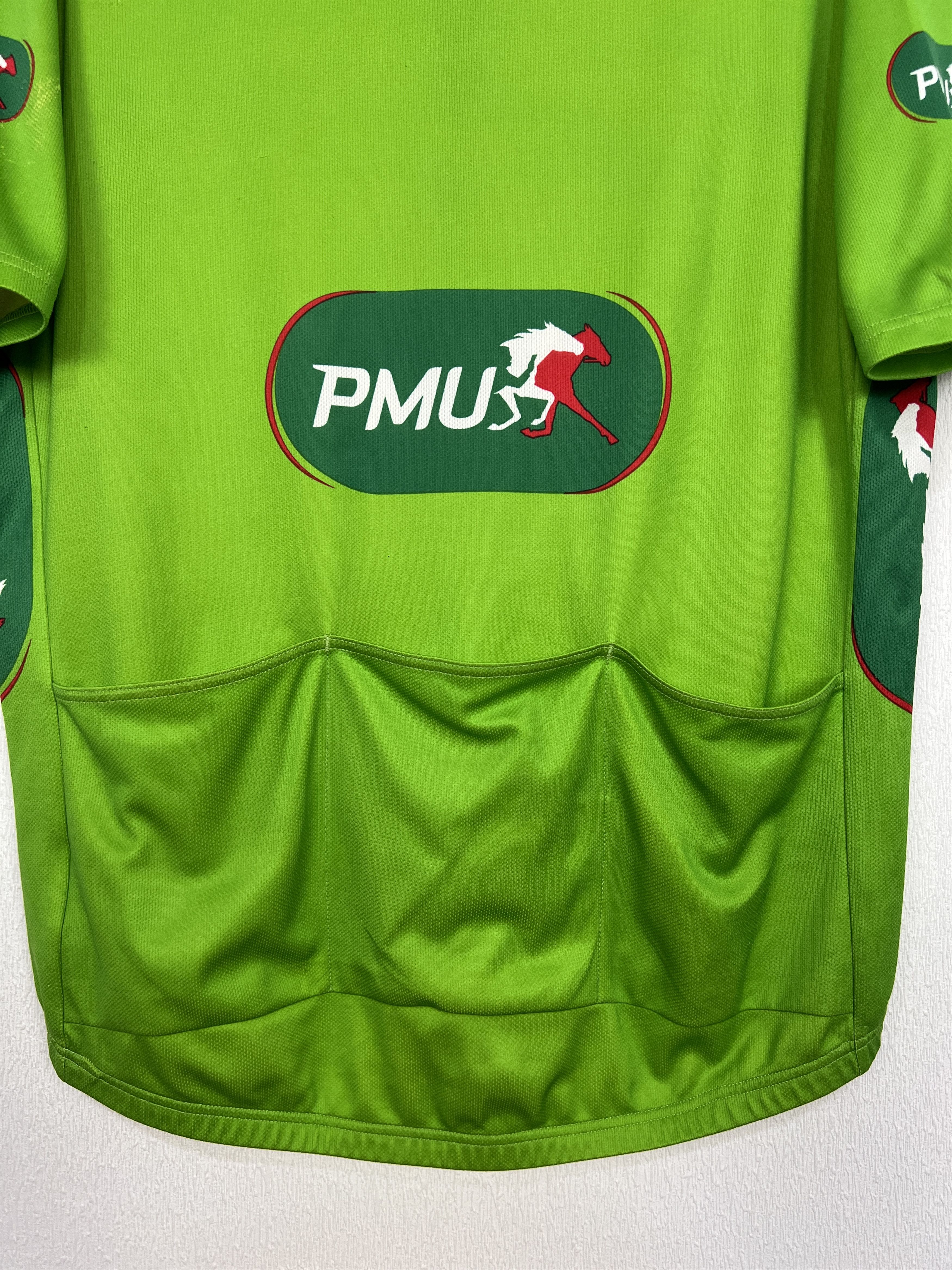 Nike Vintage 2010 Nike Jersey PMU Tour de France Green Cycling Size US XL / EU 56 / 4 - 15 Thumbnail