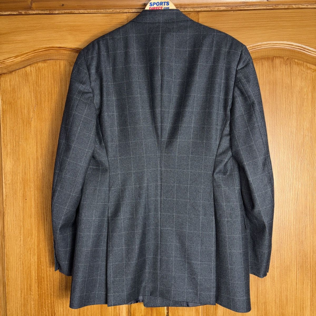 Huntsman Huntsman Savile Row Double Breasted Wool Check Blazer Jacket Size 44L - 2 Thumbnail