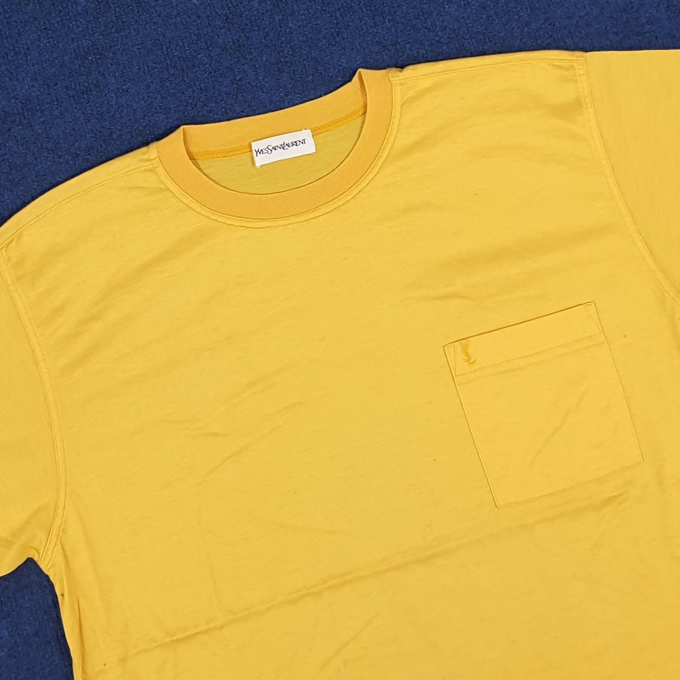 Vintage × Yves Saint Laurent Vintage Yves Saint Laurent YSL Italian Designer Brand Tshirt Size US L / EU 52-54 / 3 - 2 Thumbnail