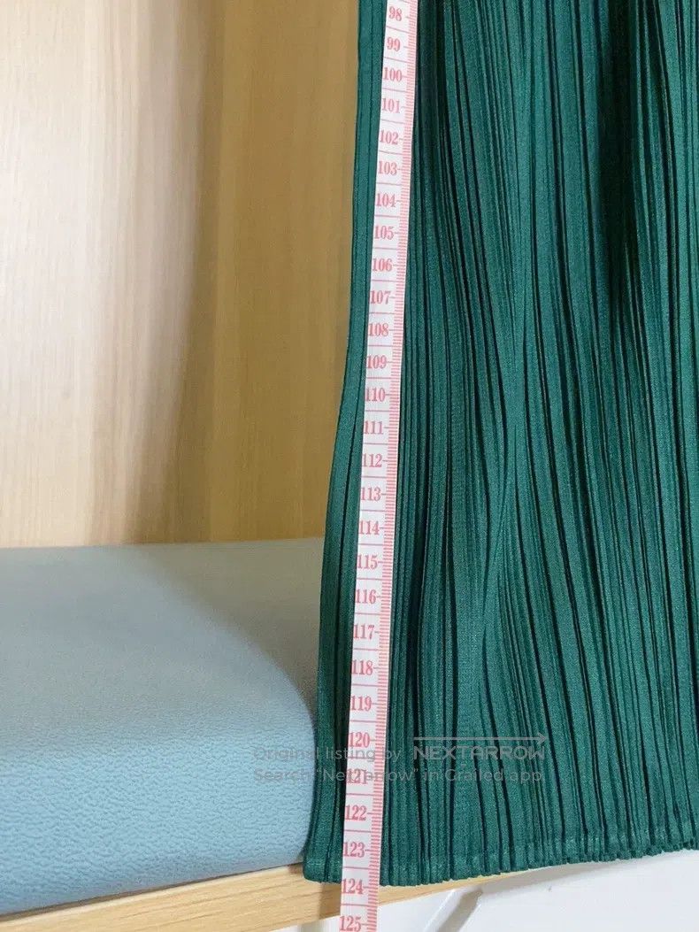 Issey Miyake Issey Miyake Emerald Green Dress Size L / US 10 / IT 46 - 3 Thumbnail