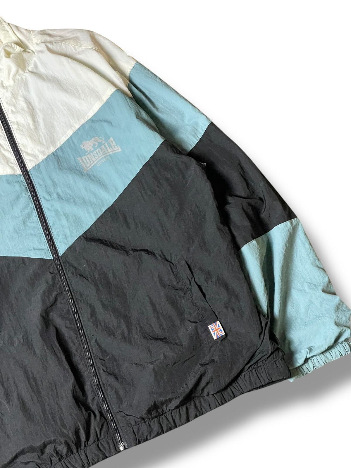 Japanese Brand × Lonsdale × Vintage LONSDALE Colour Block Nylon Track Jacket (103) Size US M / EU 48-50 / 2 - 2 Thumbnail