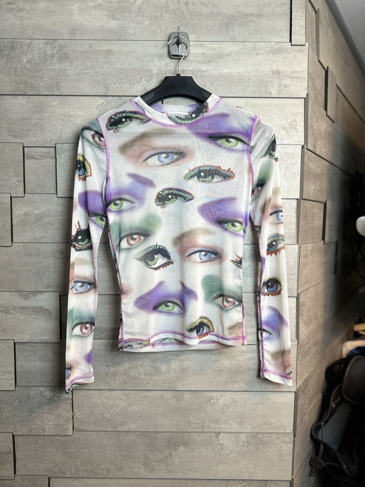 JW Anderson JW Anderson Printed long sleeved mesh top Size S / US 4 / IT 40 - 1 Thumbnail