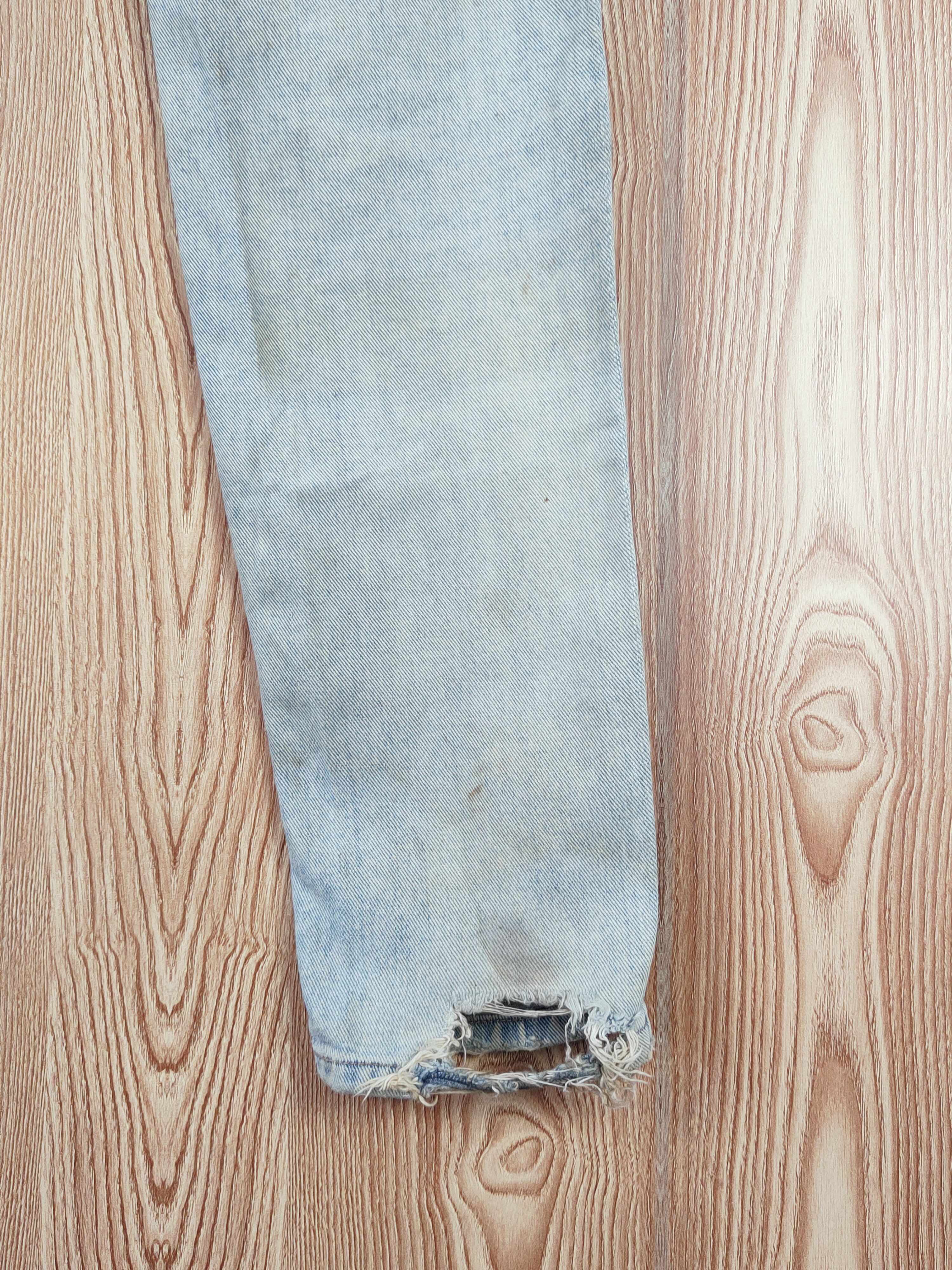Vintage Wrangler vintage Blue Faded Distressed Ripped Jeans #S2773 Size US 28 / EU 44 - 11 Thumbnail