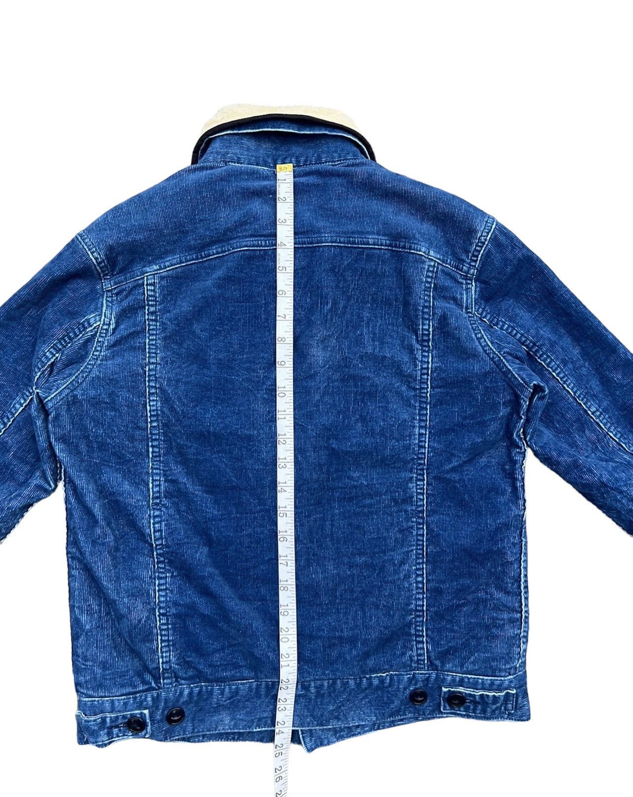 Remi Relief Remi Relief Japan Sherpa Lined Corduroy Trucker Jacket Size US S / EU 44-46 / 1 - 5 Thumbnail