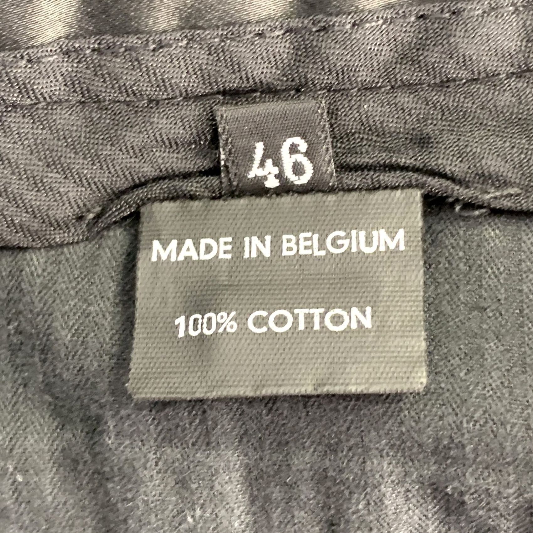 Vintage DIRK SCHONBERGER Pants Black Cotton Zip Pockets Tapered Casual 30 Mens Adult Inseam 29 Belgium Size US 30 / EU 46 - 4 Thumbnail