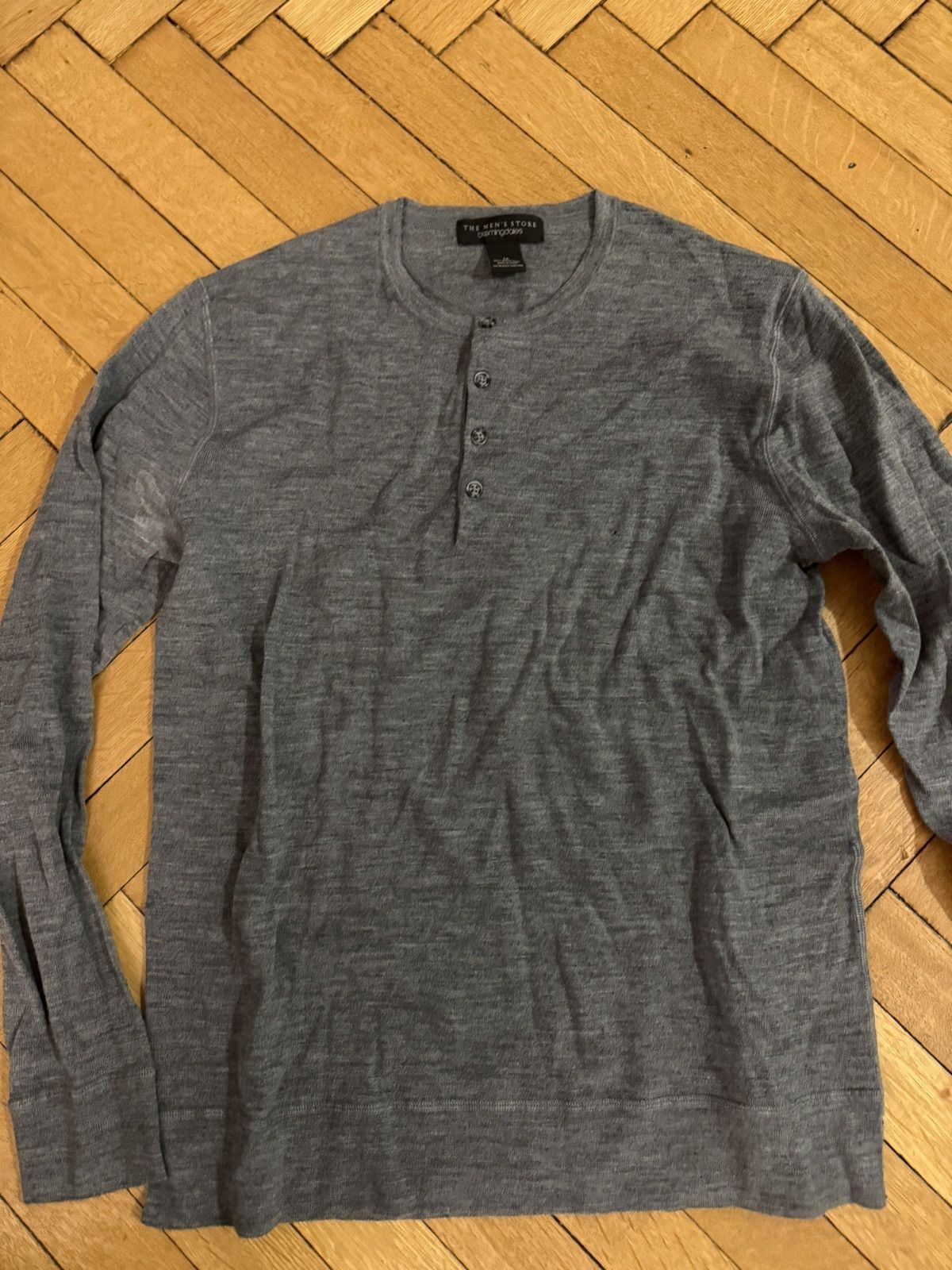 Bloomingdale's Bloomingdales marino wool henley Size US M / EU 48-50 / 2 - 1 Thumbnail