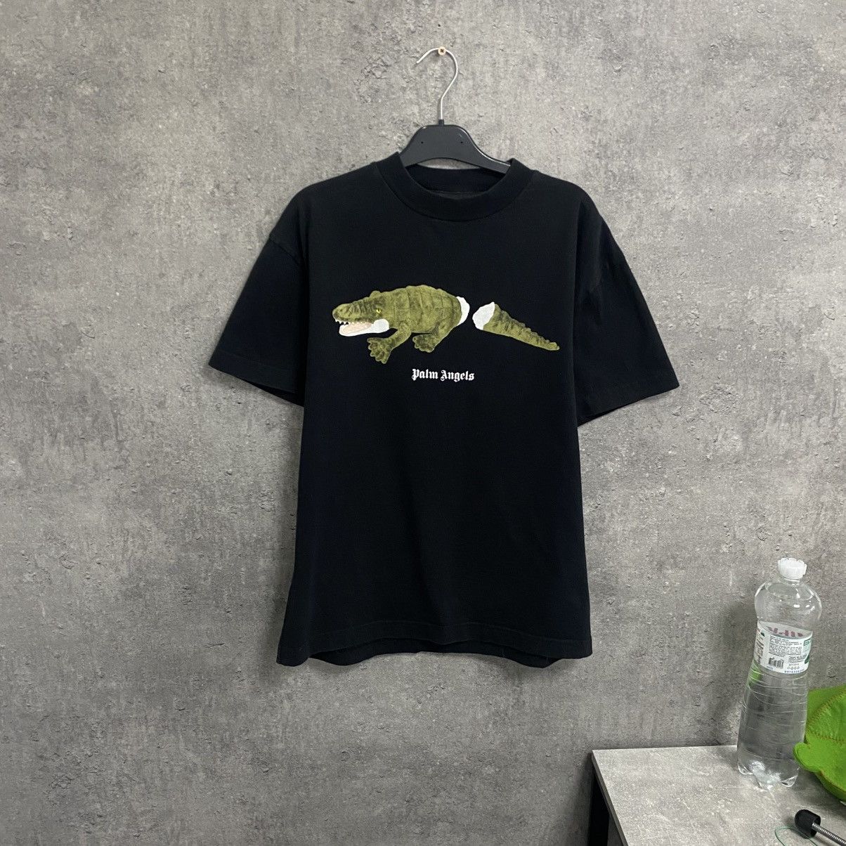 Palm Angels Palm Angels Crocodile T-Shirt Big Logo Size US S / EU 44-46 / 1 - 1 Thumbnail