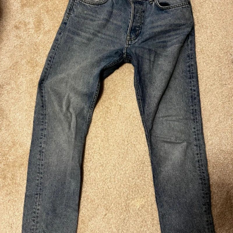 Weekday Weekday Pine Men's Regular Tapered Jeans Light Blue Size US 30 / EU 46 - 1 Thumbnail
