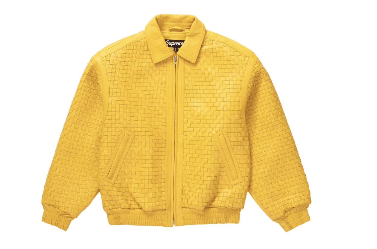 Supreme Supreme Woven Leather Jacket Size US M / EU 48-50 / 2 - 5 Thumbnail