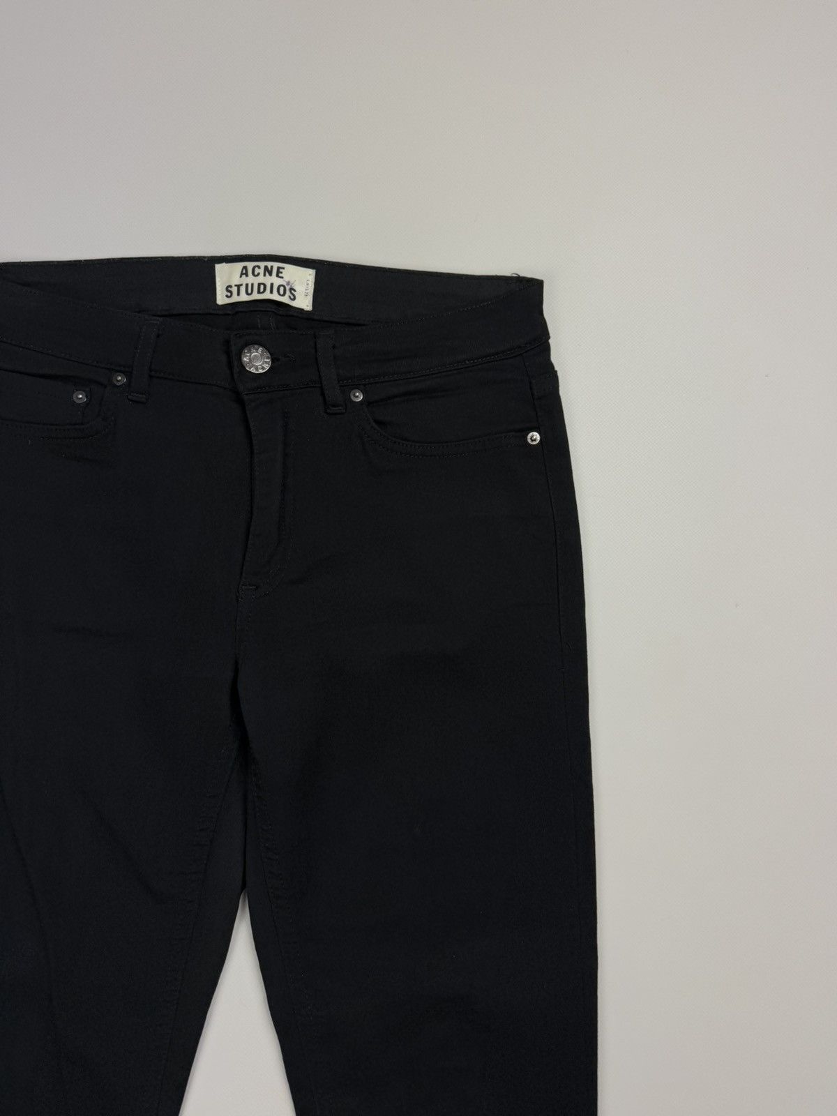 Acne Studios Acne Studios Skin 5 Lacey Black Ladies Skinny Denim Jeans Size 28" / US 6 / IT 42 - 9 Thumbnail