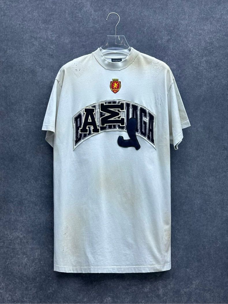 Balenciaga Balenciaga Manchester United damaged short sleeves by dyei Size US S / EU 44-46 / 1 - 1 Thumbnail