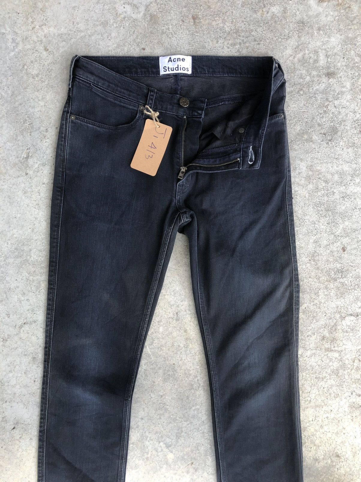 Acne Studios Acne Studios Skinny Jeans Distressed Stretch Size US 29 - 3 Thumbnail