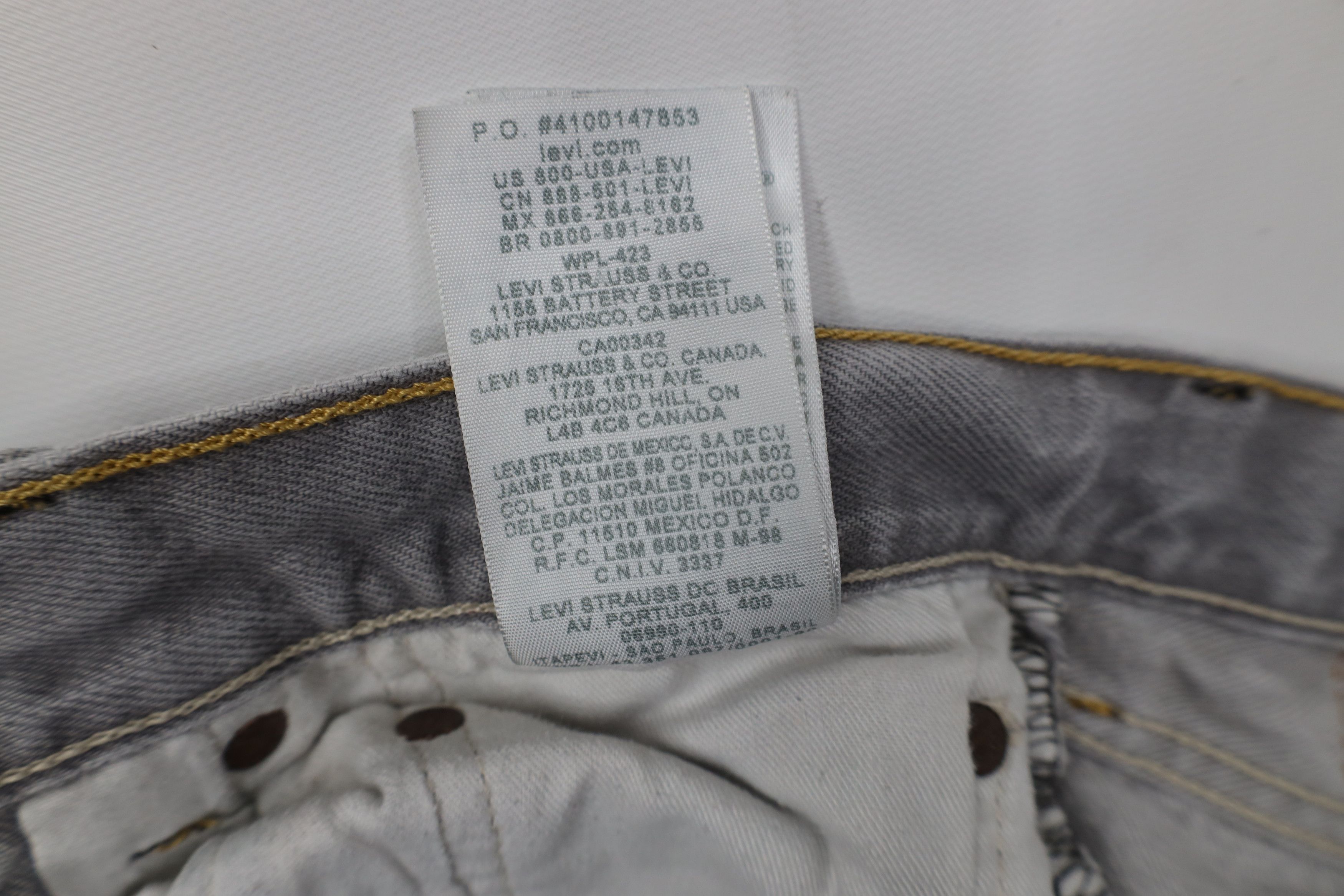 Levi's Vintage Y2K Levis 501xx Button Original Straight Leg Jeans Size US 38 / EU 54 - 8 Thumbnail
