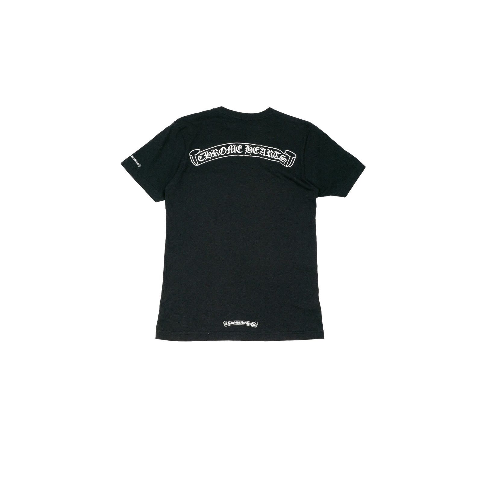Chrome Hearts Black Scroll Logo Pocket T-Shirt Size US S / EU 44-46 / 1 - 2 Thumbnail