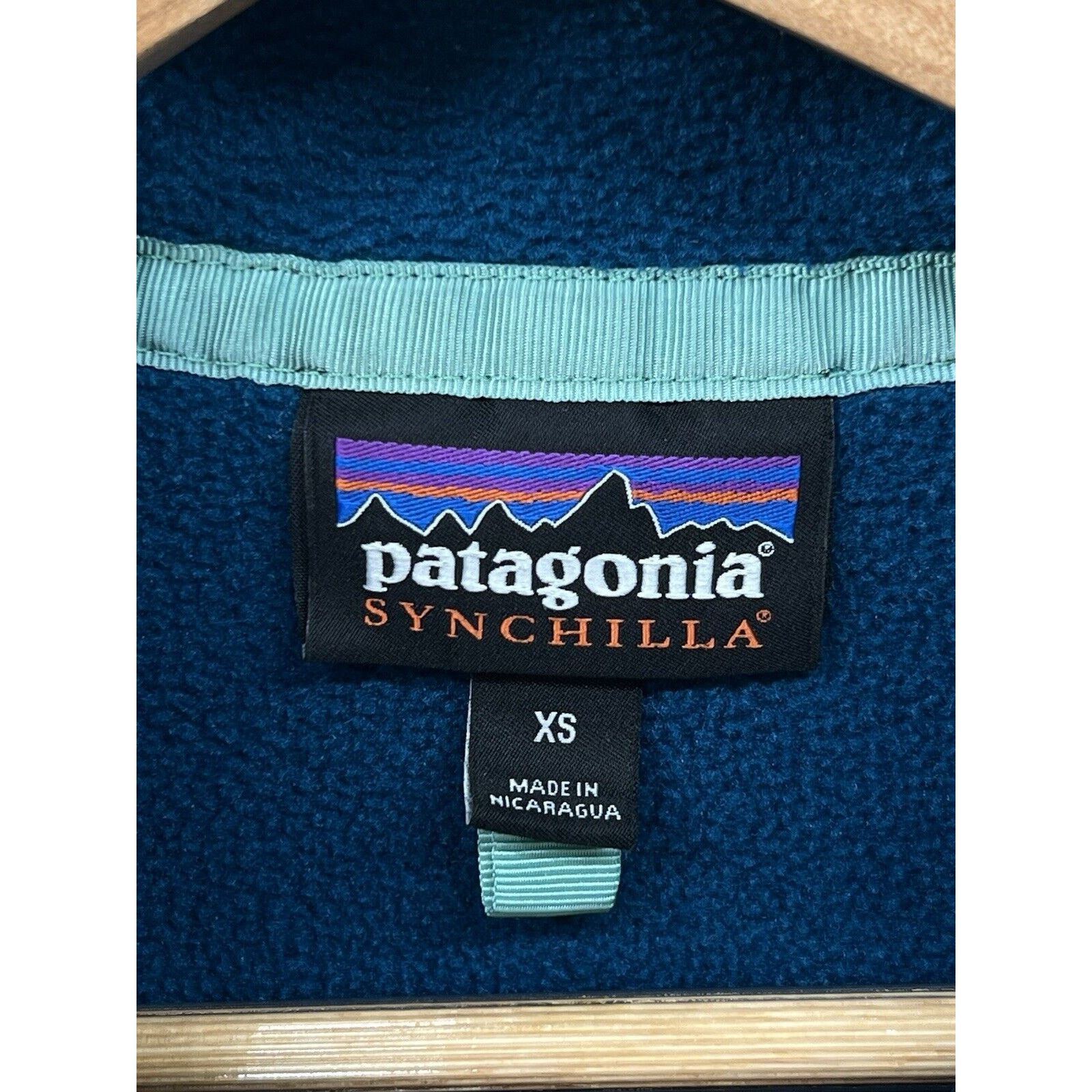 Patagonia Patagonia Lightweight Synchilla Snap T Blue Pullover Size XS Size XS / US 0-2 / IT 36-38 - 3 Thumbnail