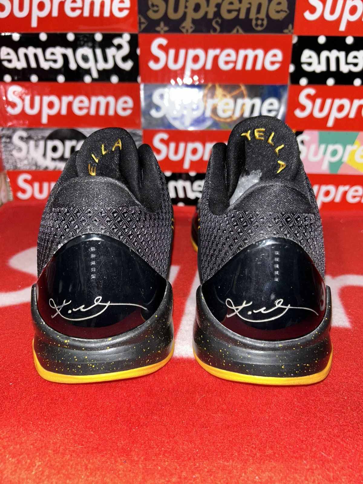 Nike Nike Zoom Kobe 5 ID Black Yellow 411773-900 12 NEW nikeID Size US 12 / EU 45 - 3 Thumbnail
