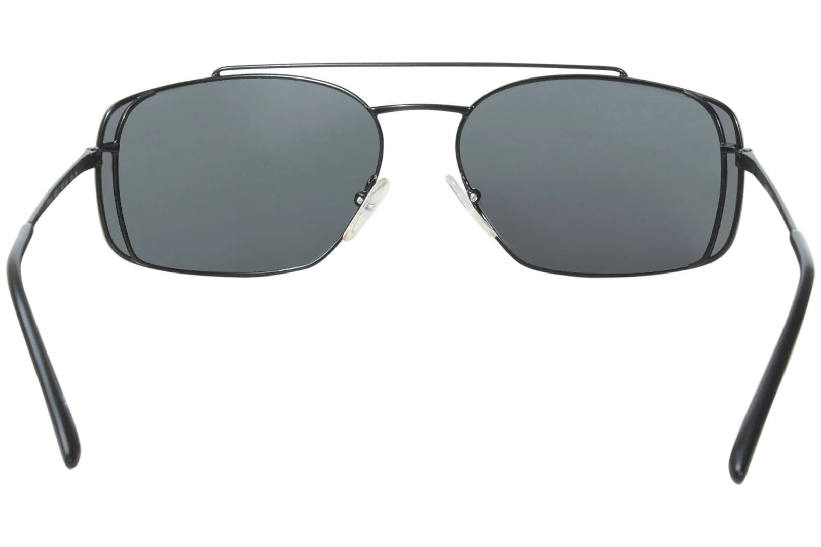Prada Prada SPR 64V 1BO-1A1 Rectangular Black/Gray Lens Sunglasses Size ONE SIZE - 2 Thumbnail