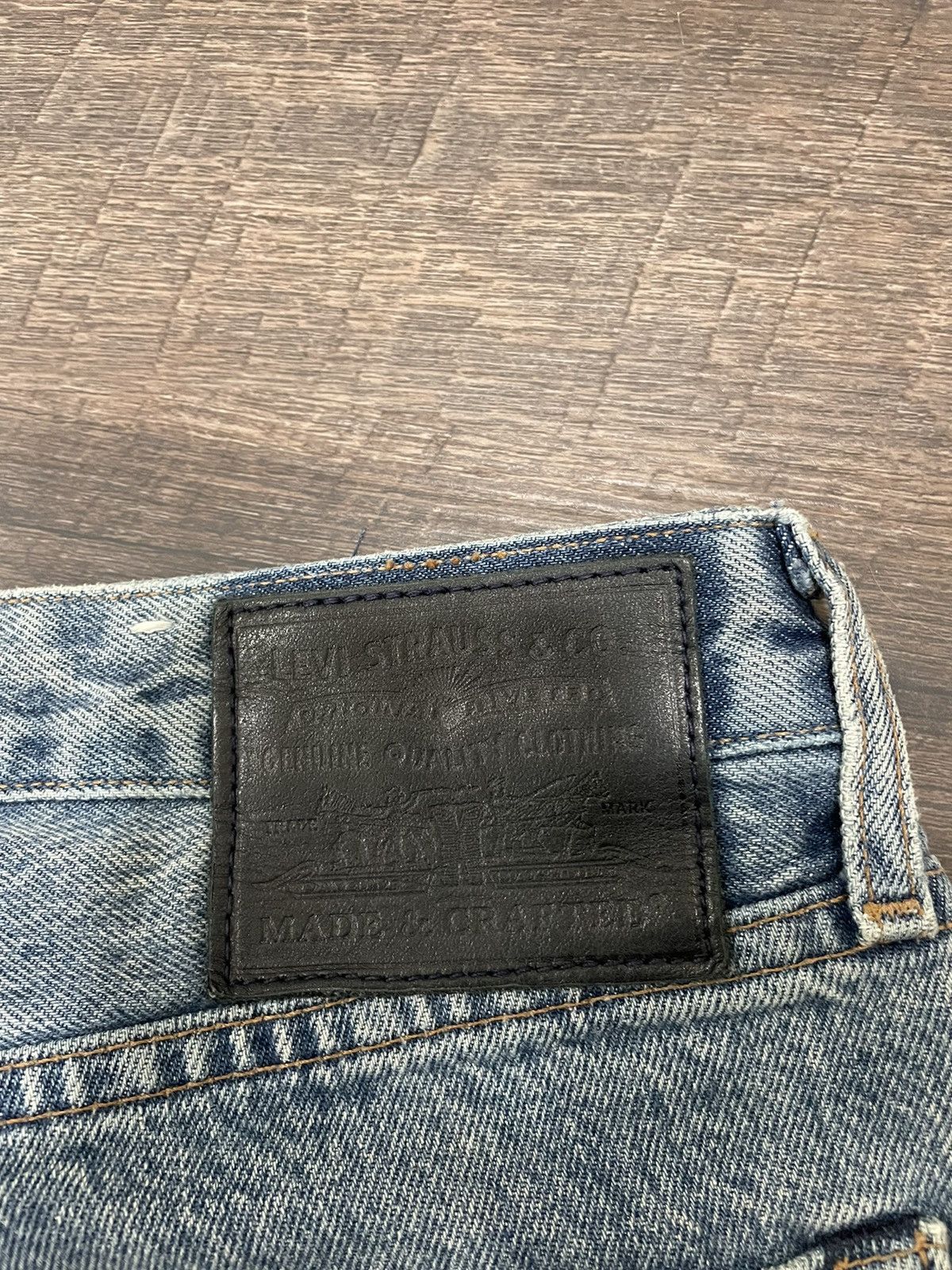 Levi's Made & Crafted Levi’s Made and Crafted Draft Wide Taper Distressed jeans Size US 30 / EU 46 - 5 Thumbnail